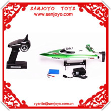 barco de competición de alta velocidad de los barcos del rc en venta FT009 hobby modelo de 4CH barco de velocidad 30km / h 2.4g rc (sistema de refrigeración por agua)